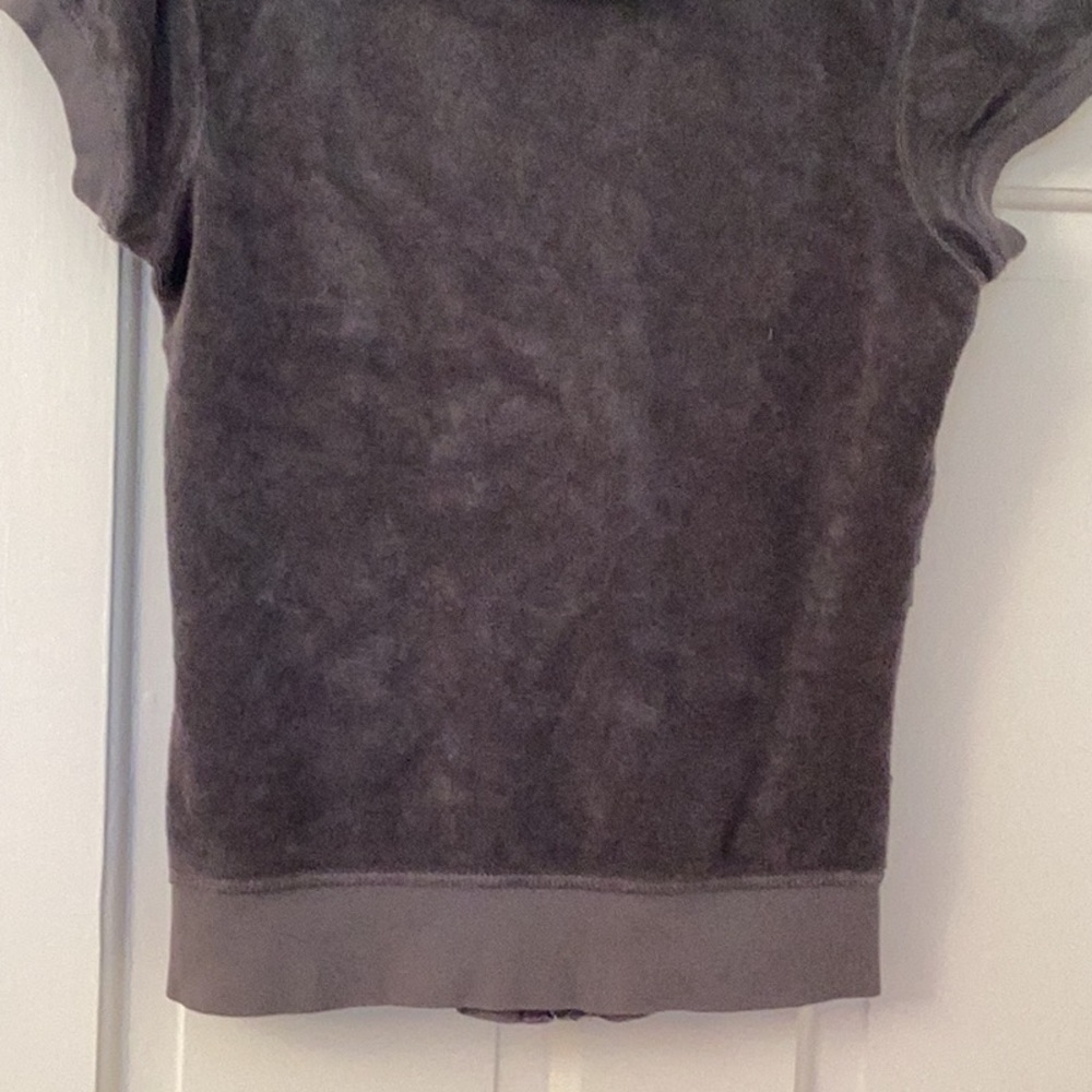 In good condition grey Juicy Couture terry top - Picture 5 of 5